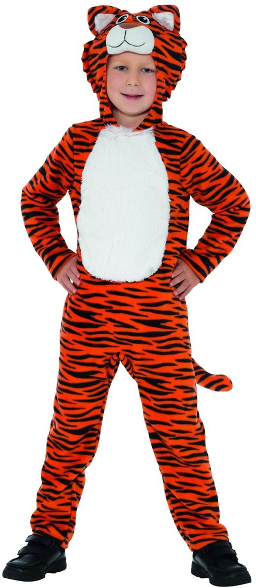 Tijger Kostuum Onesie | maat L ( 10 tot 12 jaar)